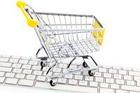 warenkorb und tastatur online shopping gina sanders fotolia com